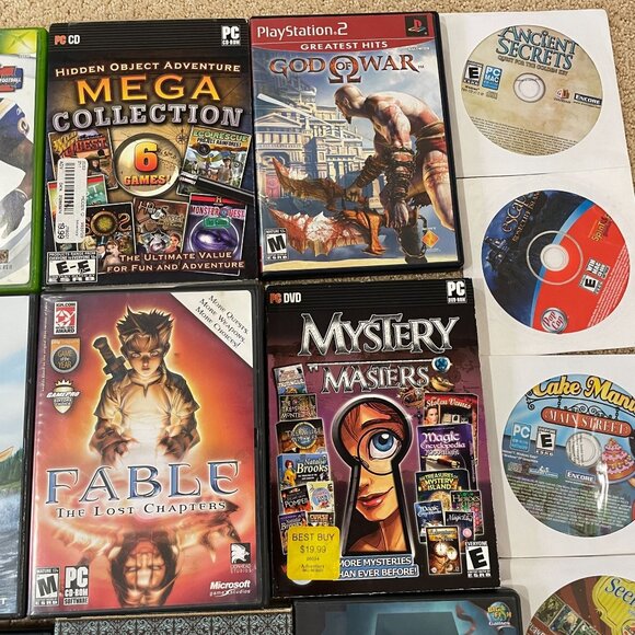 Vintage Video Game & PC CD Collection Bundle - Madden Open Season Fable & More - Picture 3 of 5